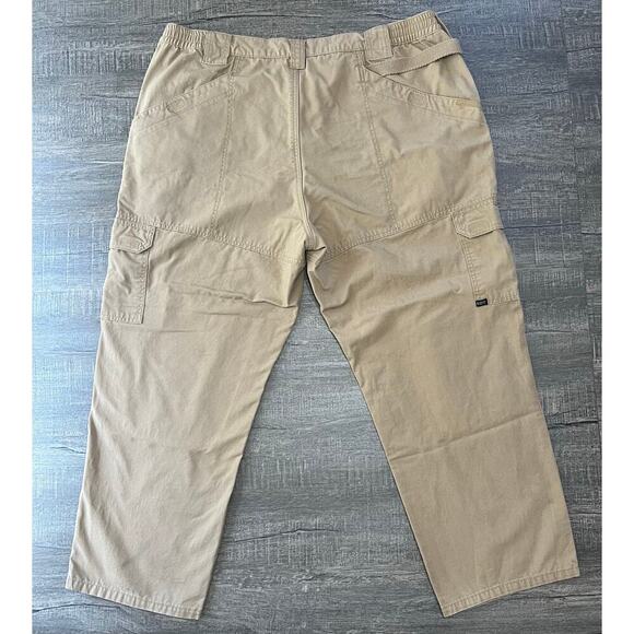 5-11 Tactical Men's Cotton Canvas Cargo Pants 44X30, Coyote. Style# 74251 - Picture 2 of 10
